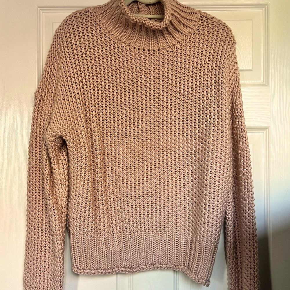 Cotton Candy LA Knit mock neck sweater